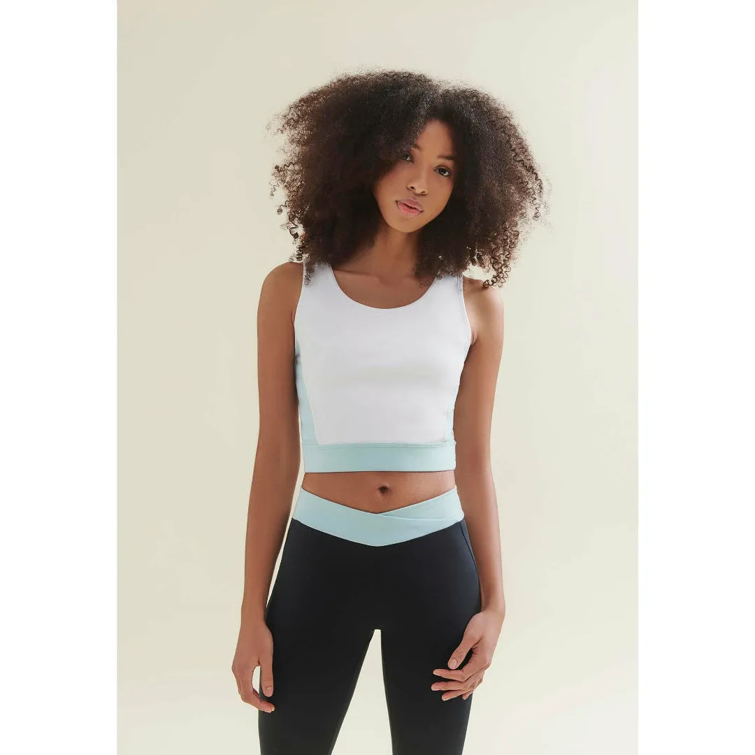 7/8 Dynamic Gym Leggings - Caviar Black/Sea Green