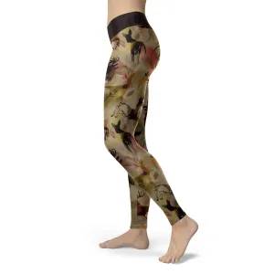 Abstract Deer Leggings