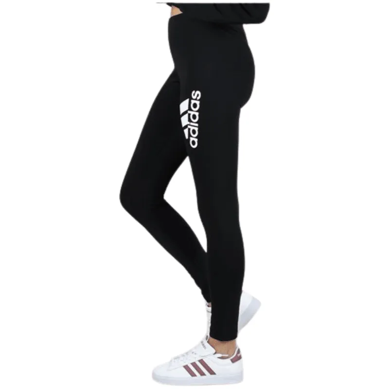 Adidas Womens Black Leggings Maxi Logo