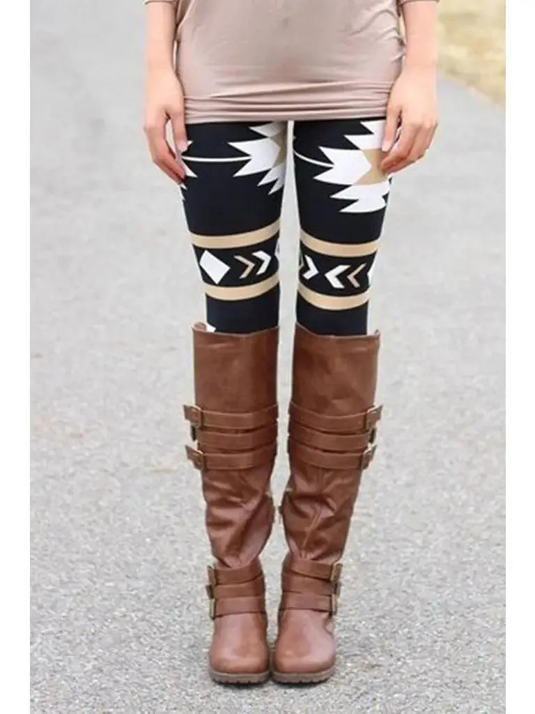 Aztec Print Leggings
