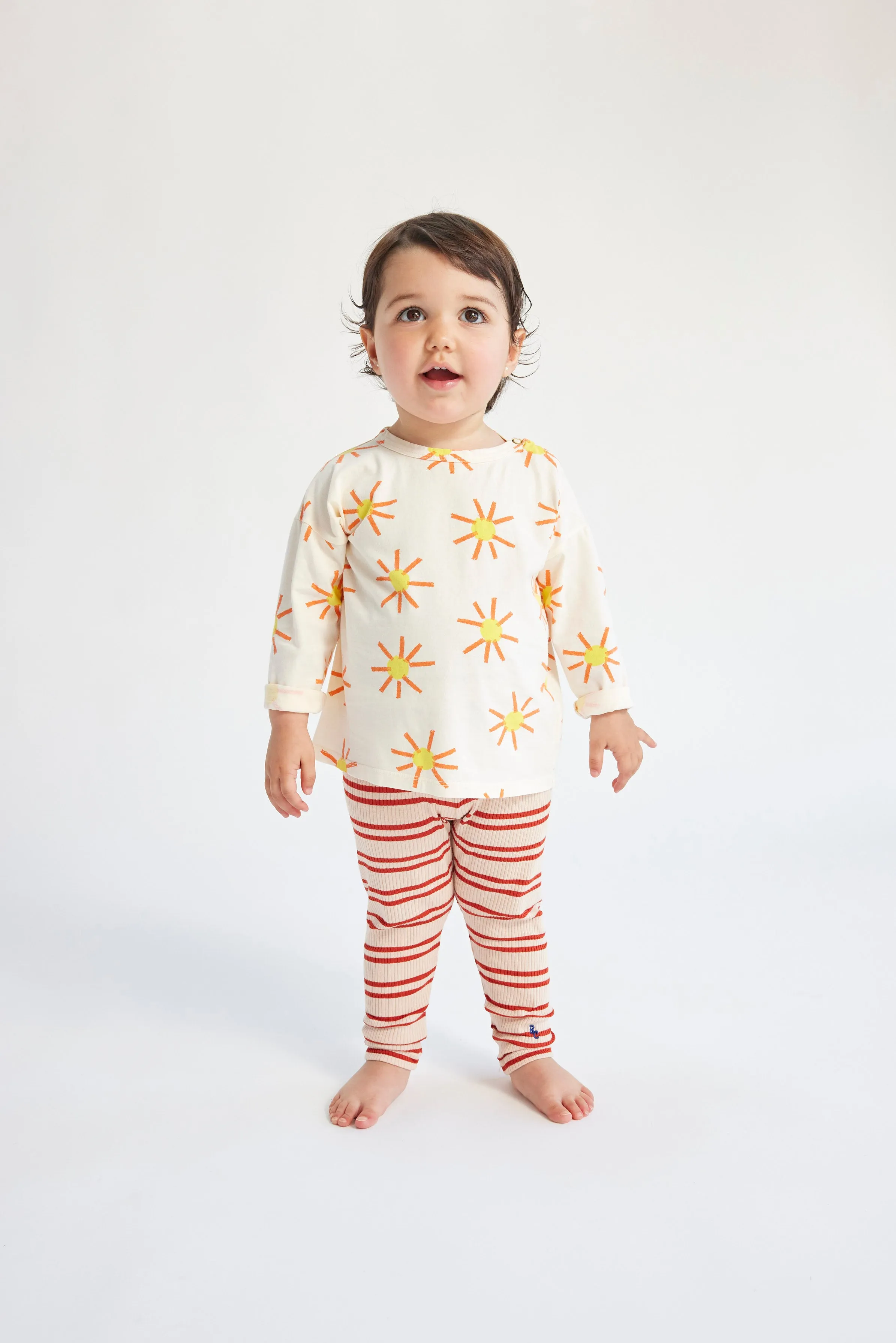 Baby Red Stripes Leggings