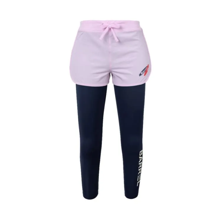 Barrel Kids Vibe 9" Leggings Shorts-PINK