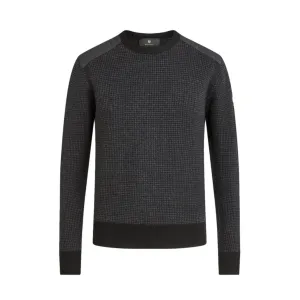 Belstaff Kerrigan Crewneck Jumper A1-24 Black/Charcoal