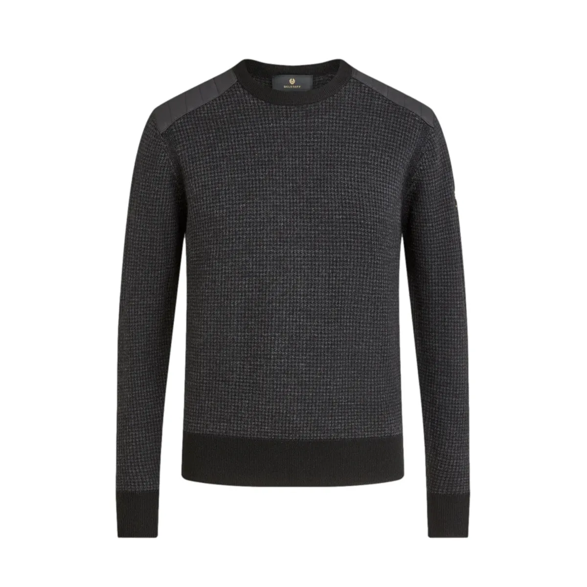 Belstaff Kerrigan Crewneck Jumper A1-24 Black/Charcoal