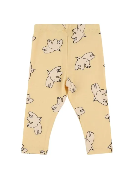 Bobo Choses   Birds print organic cotton leggings 