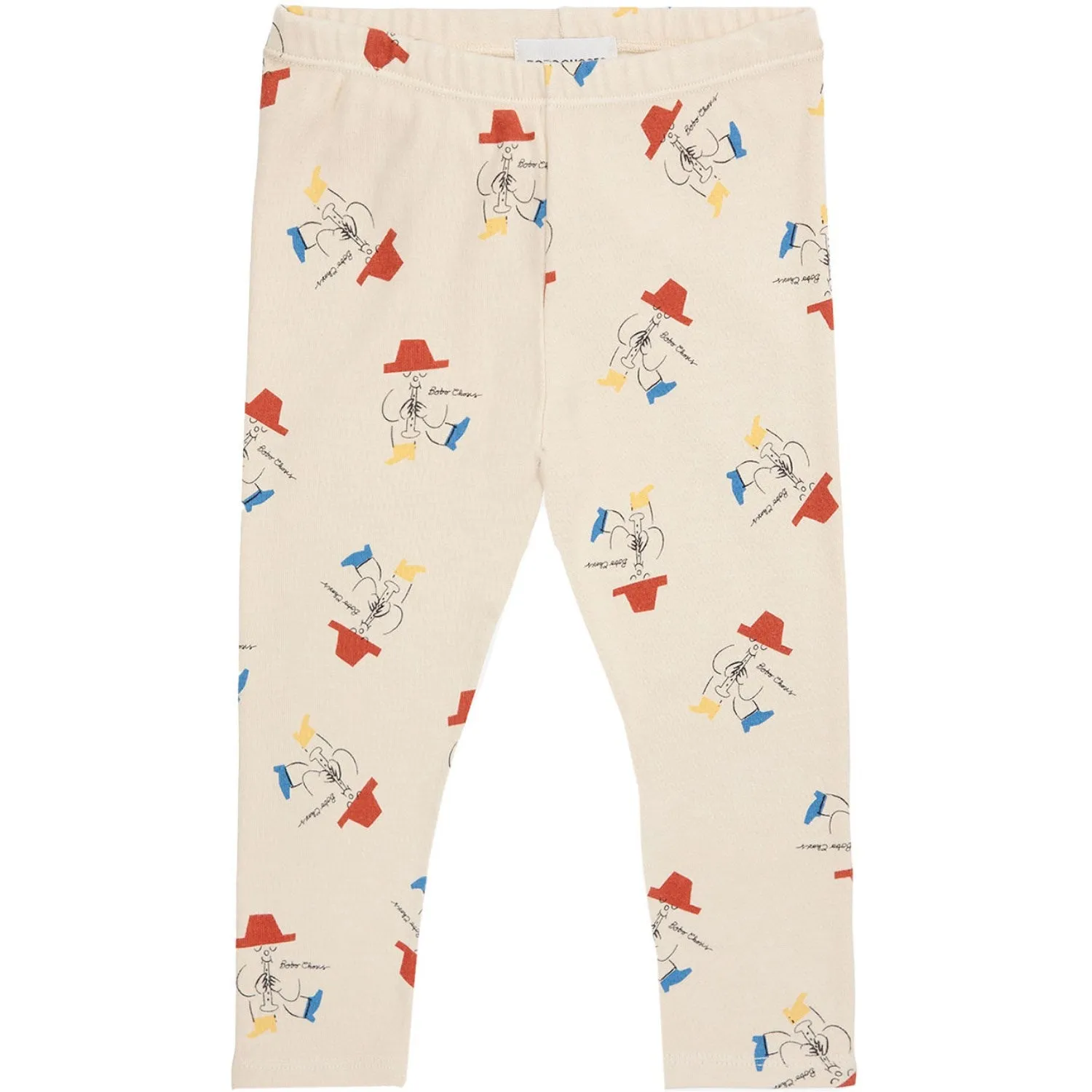 Bobo Choses White Magic Flute Player All Over Leggings