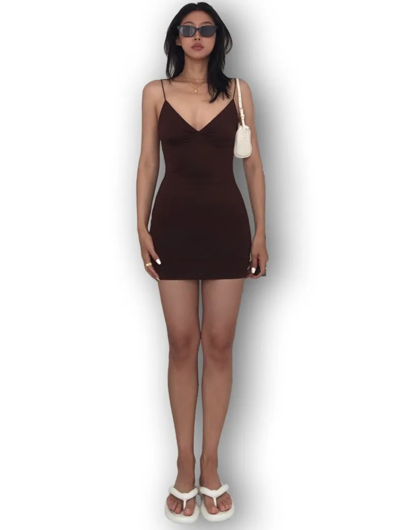 Bonnyshow Inaya Backless Mini Dress