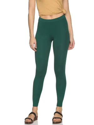 Bottle green ankle