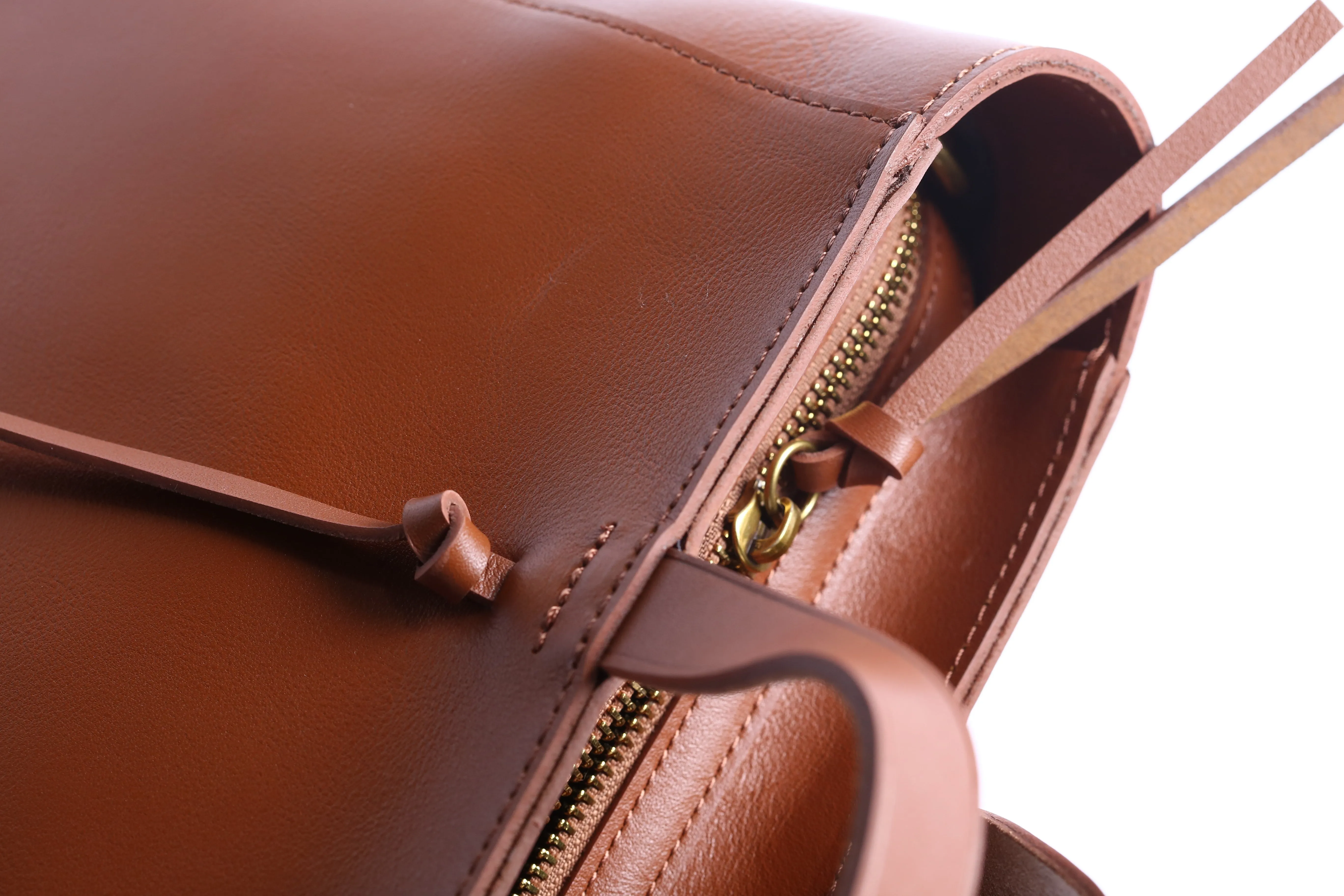 Brown Leather Large Office Tote
