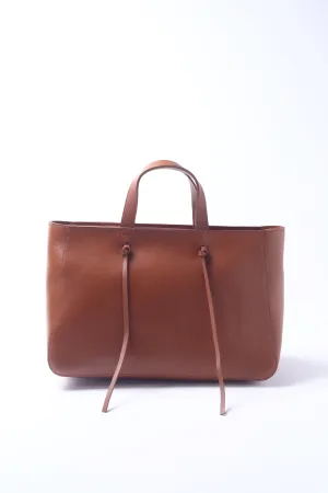 Brown Leather Large Office Tote