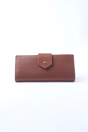 Brown Leather Small Wallet Unisex