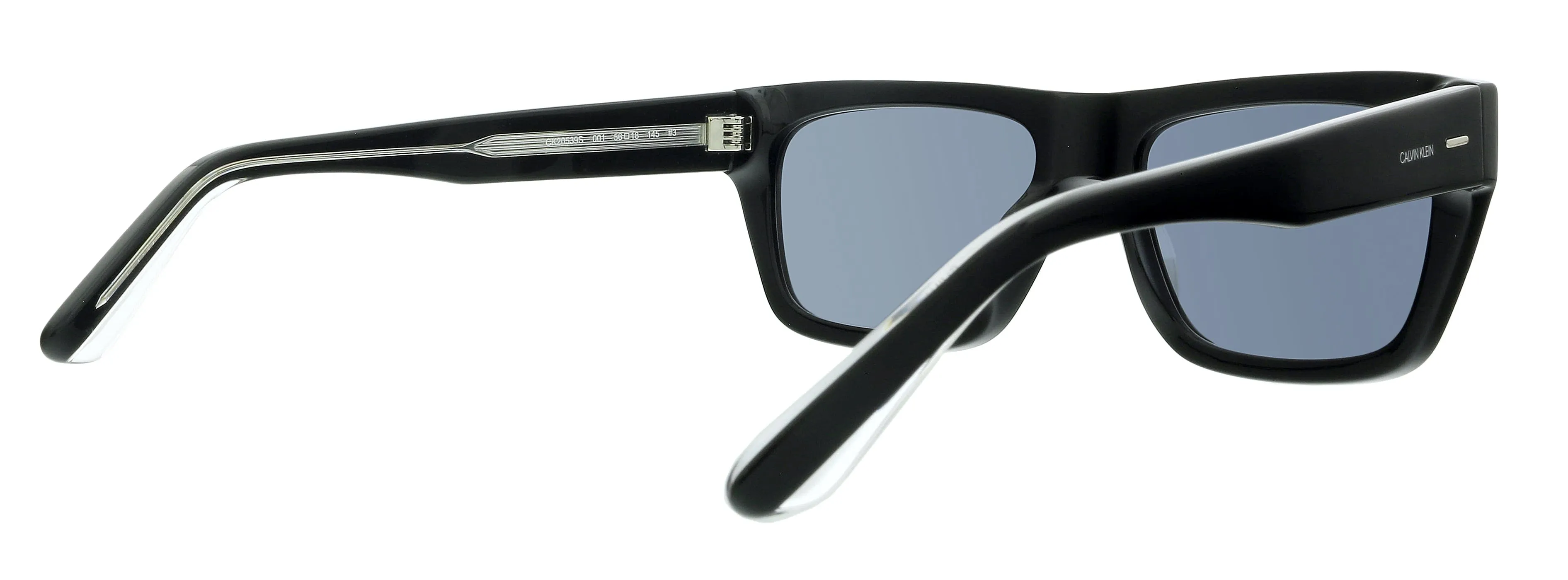 Calvin Klein CK20539S 001 Black Rectangle Sunglasses