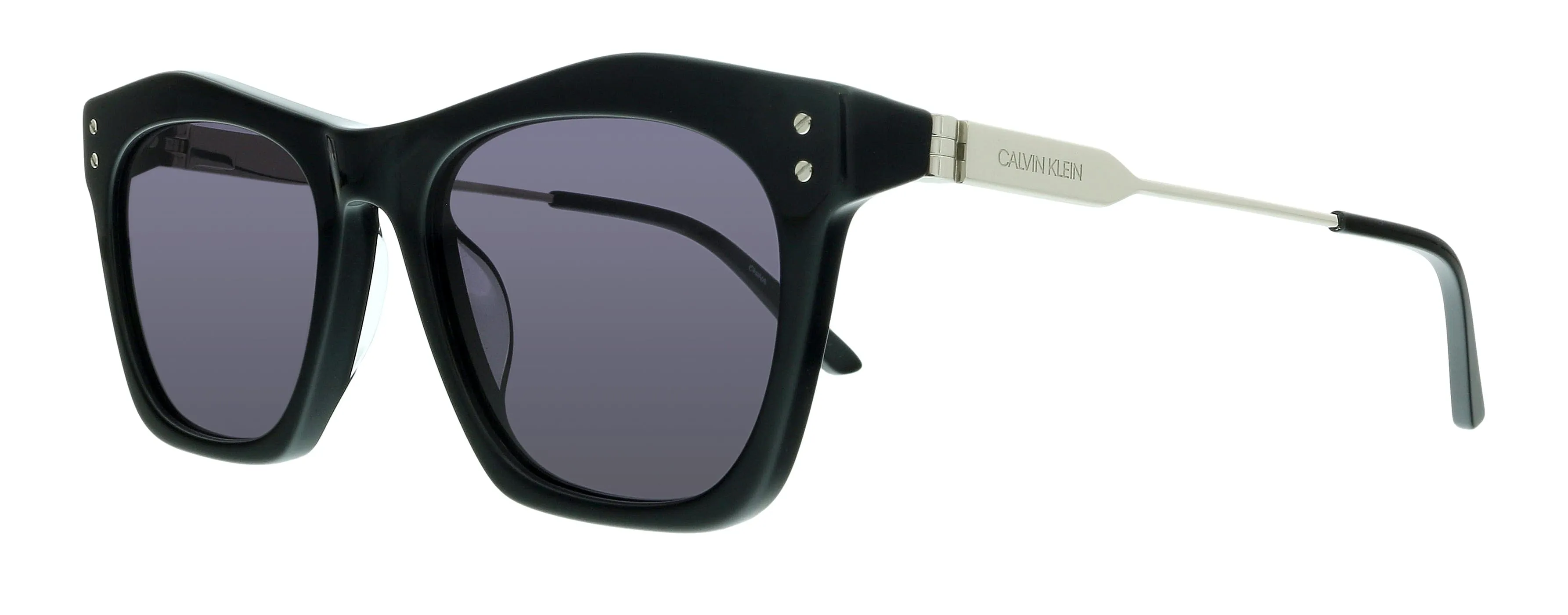 Calvin Klein CK20700S 001 Black Modified Rectangle Sunglasses