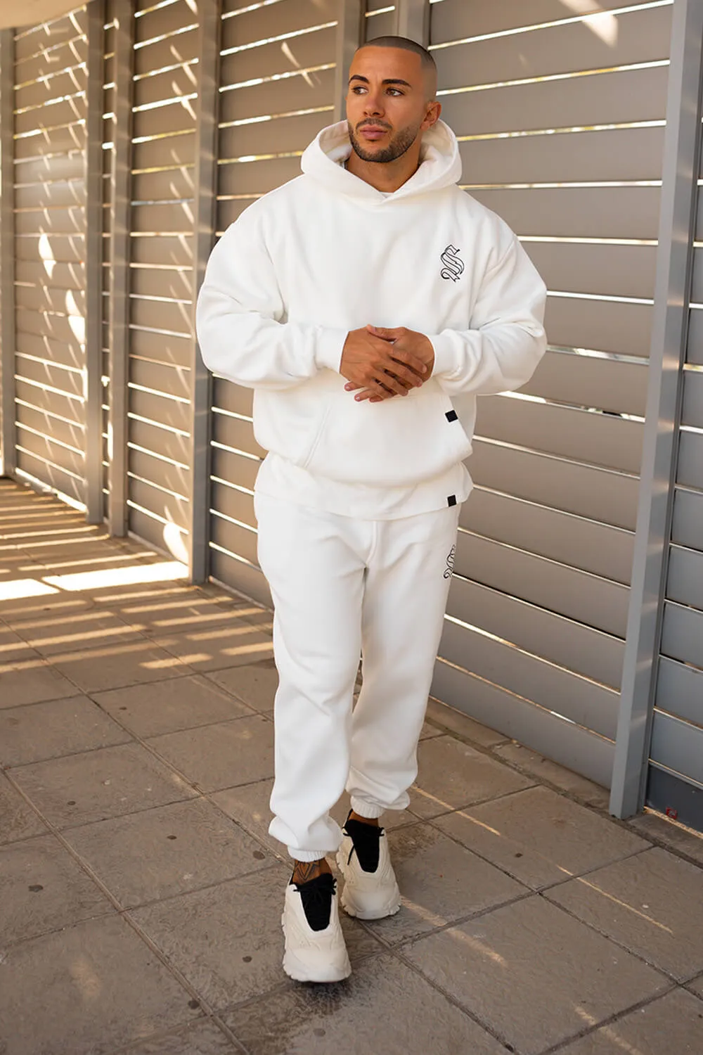Core Logo Joggers - White
