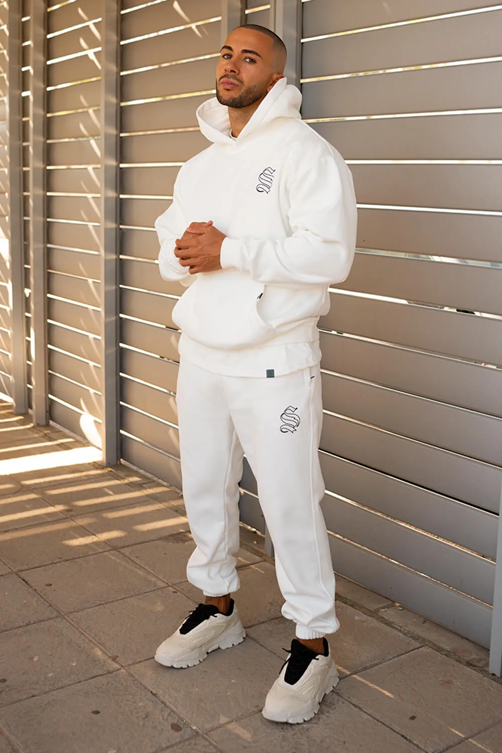 Core Logo Joggers - White