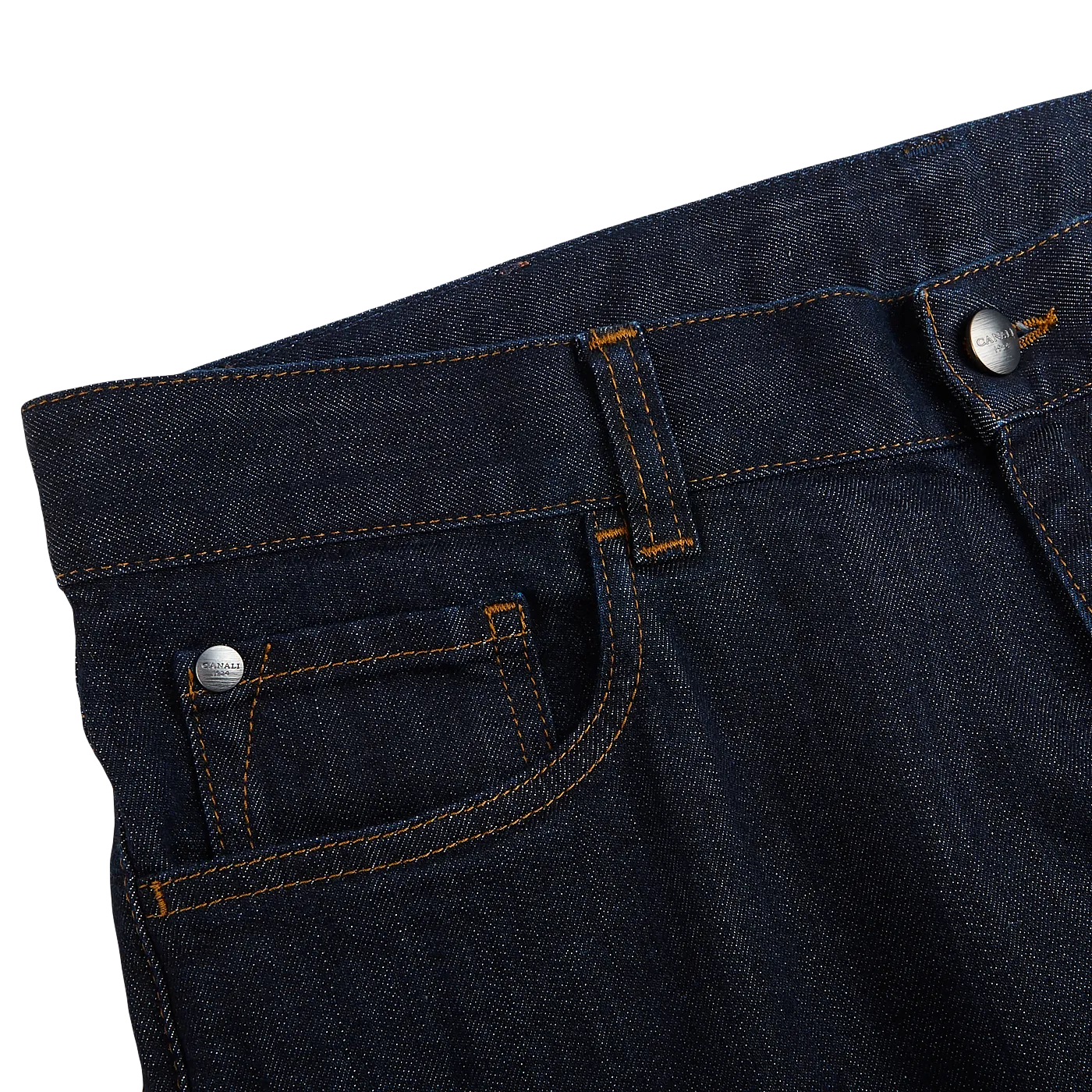 Dark Indigo Cotton Stretch Jeans