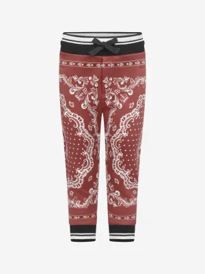 Dolce & Gabbana Baby Boys Sweatpants - Cotton Bandana Print Joggers