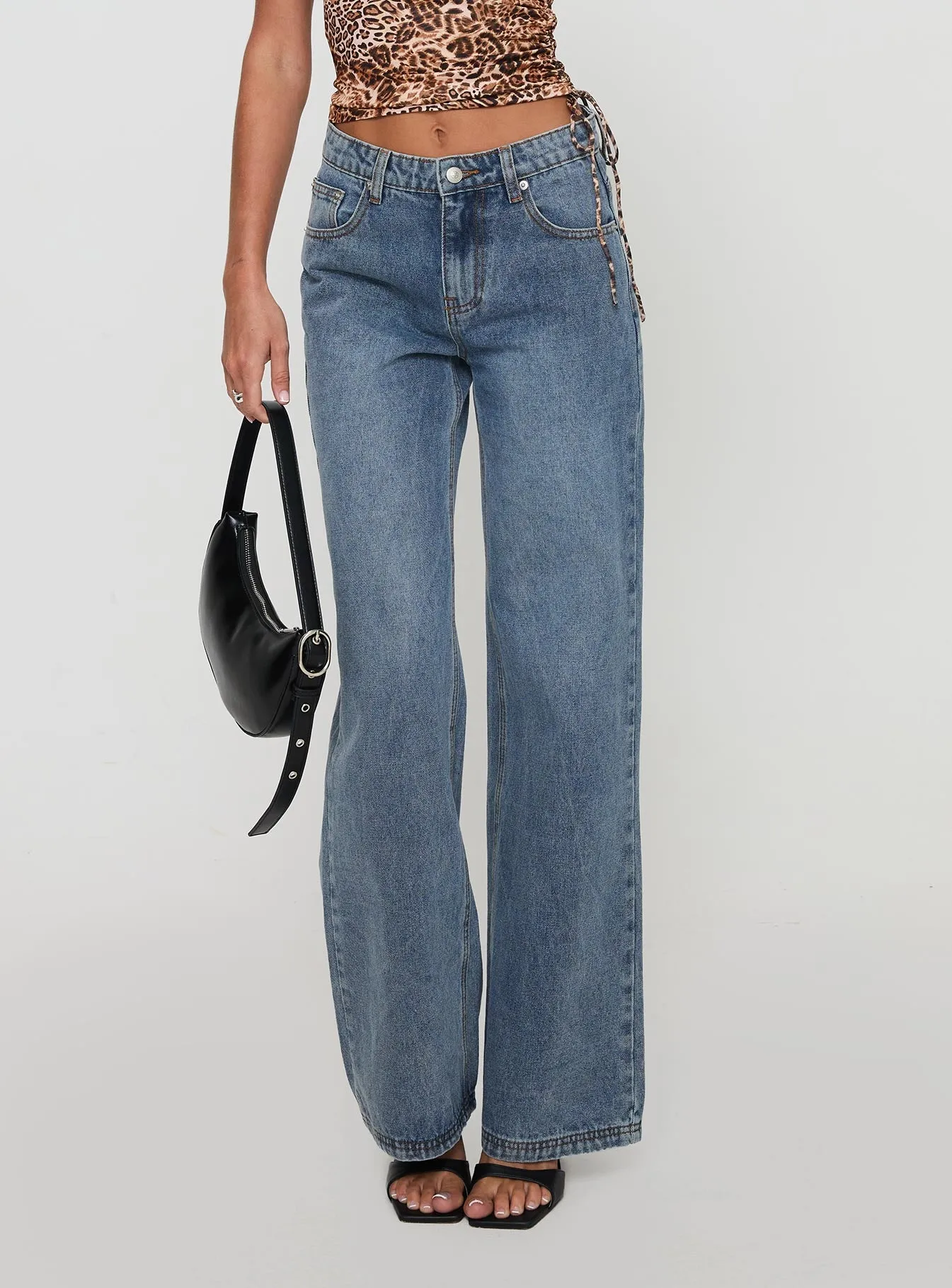 Everlong Jean Mid Blue Wash