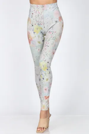 Floral Patch Collage Leggings