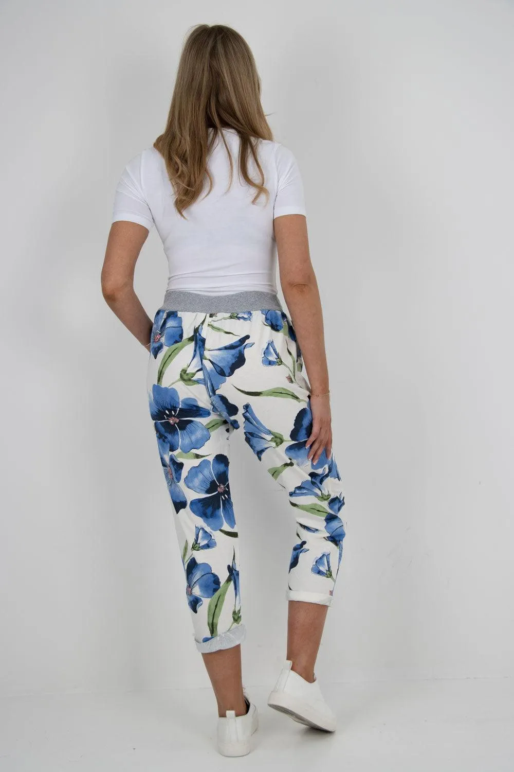 Floral Print Joggers Pants