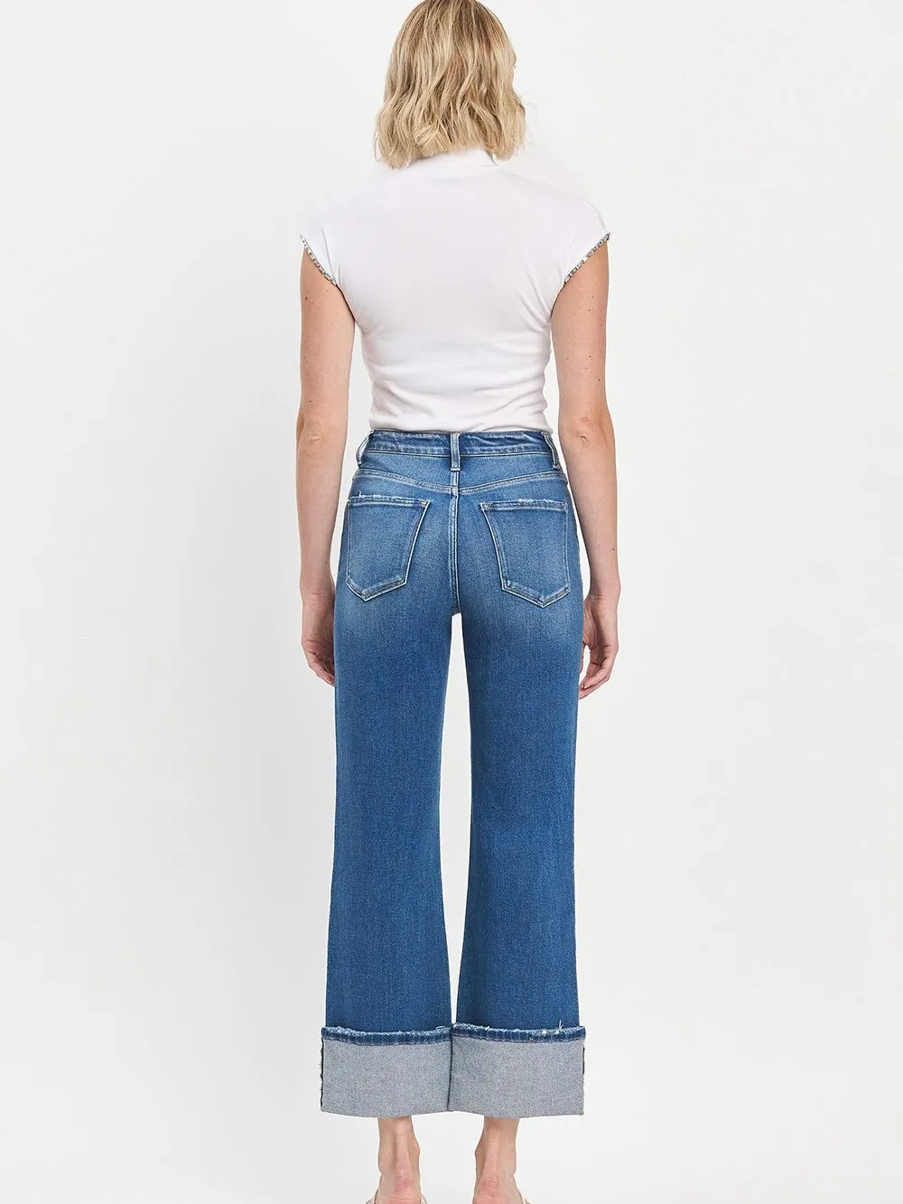 Flying Monkey : 90's Vintage Flare Cuff Jean
