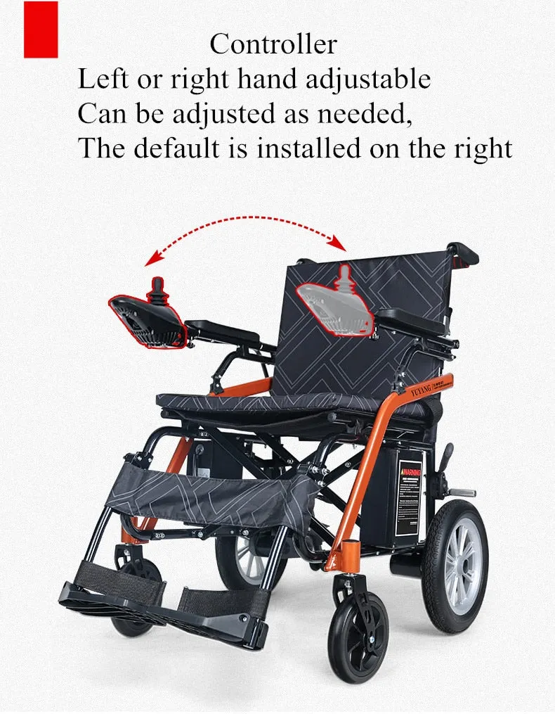 foldable lightweight electric wheelchair