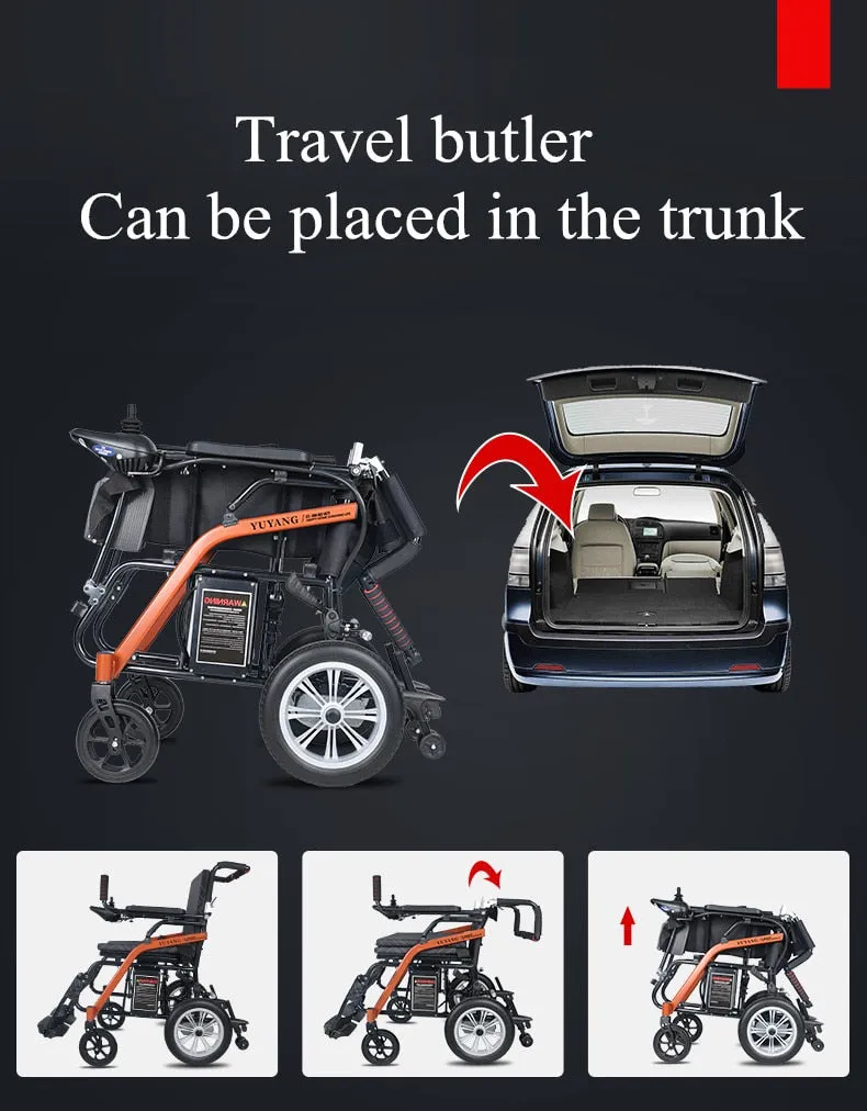 foldable lightweight electric wheelchair