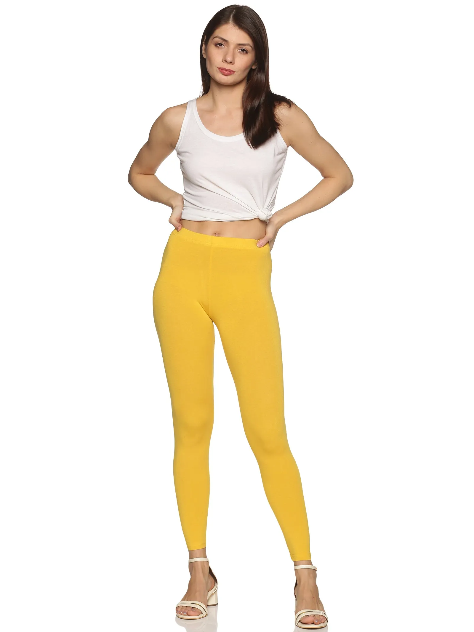 gold yellow ankle