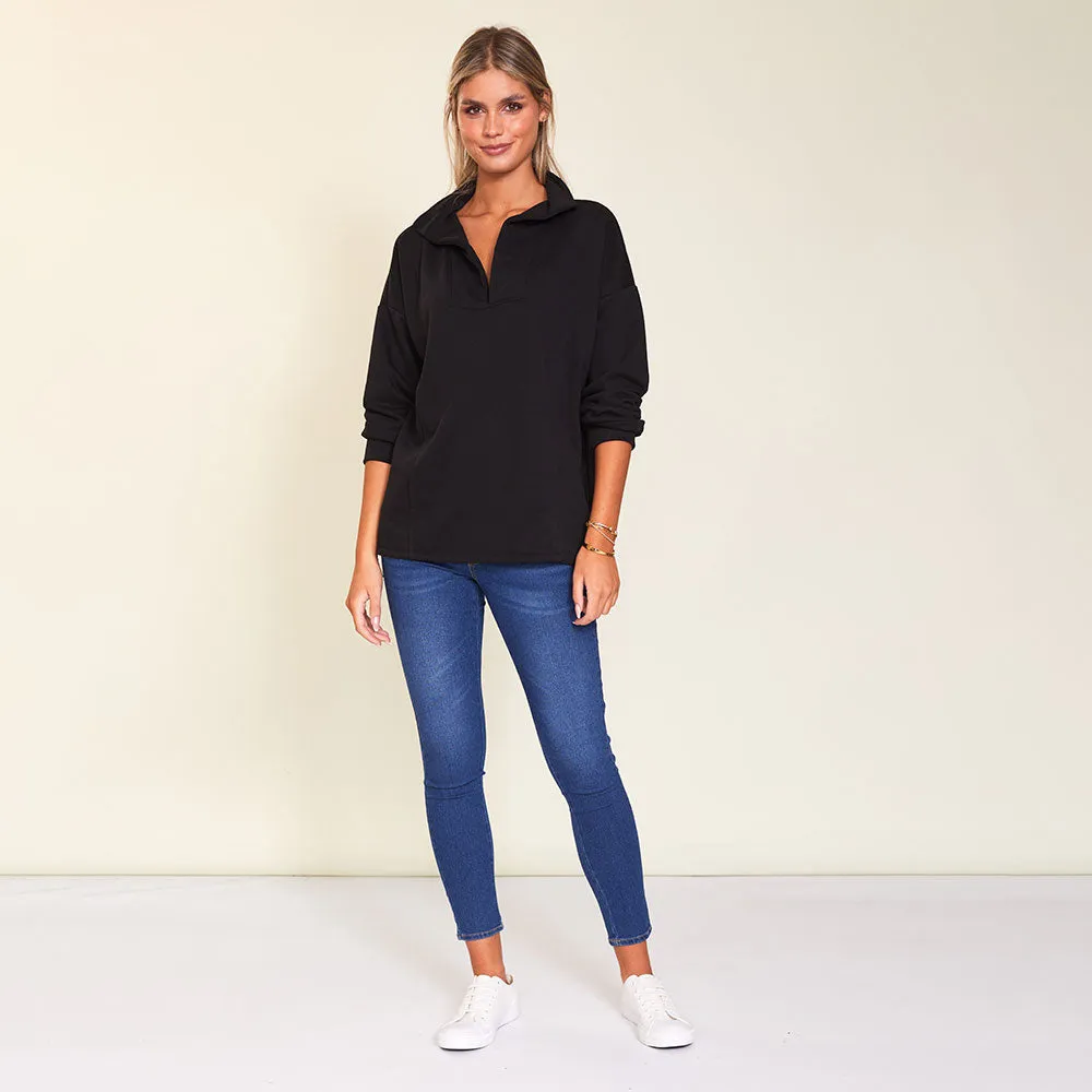 Hailey Jumper (Green & Black)