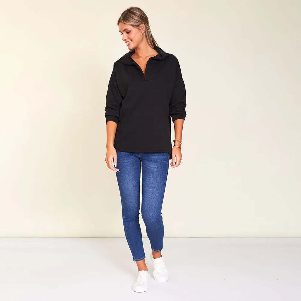 Hailey Jumper (Green & Black)