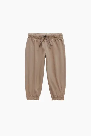 HEAVY COTTON KIDS COTTON JOGGER - MAPLE