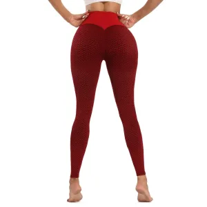 High Waist Seamless Booty Lift Leggings - Colorful Mesh Yoga & Fitness Pants for Women