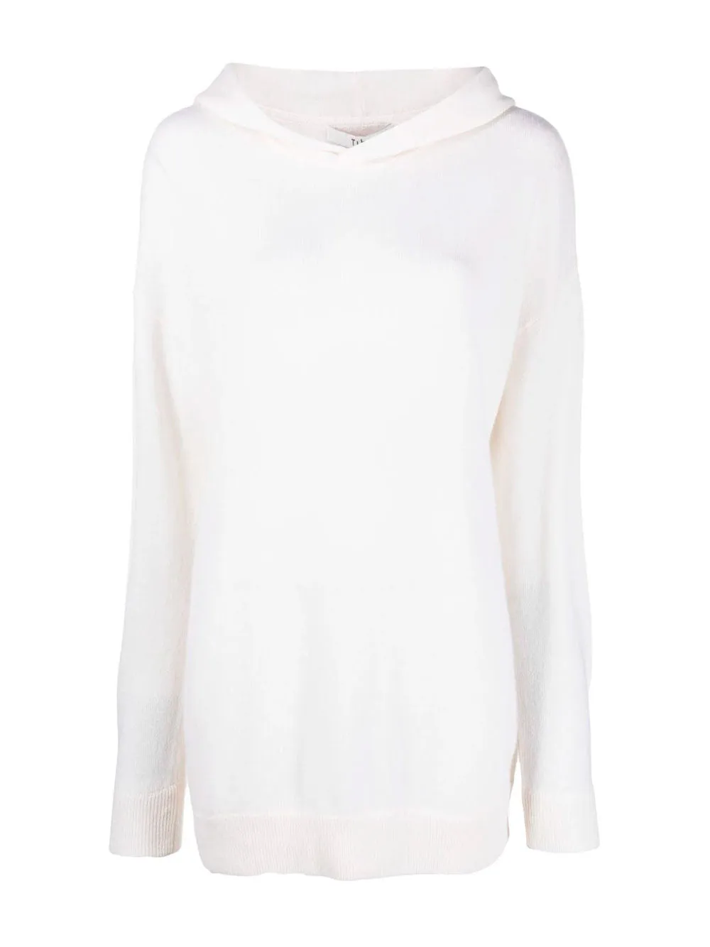 Hooded jumper in cashmere