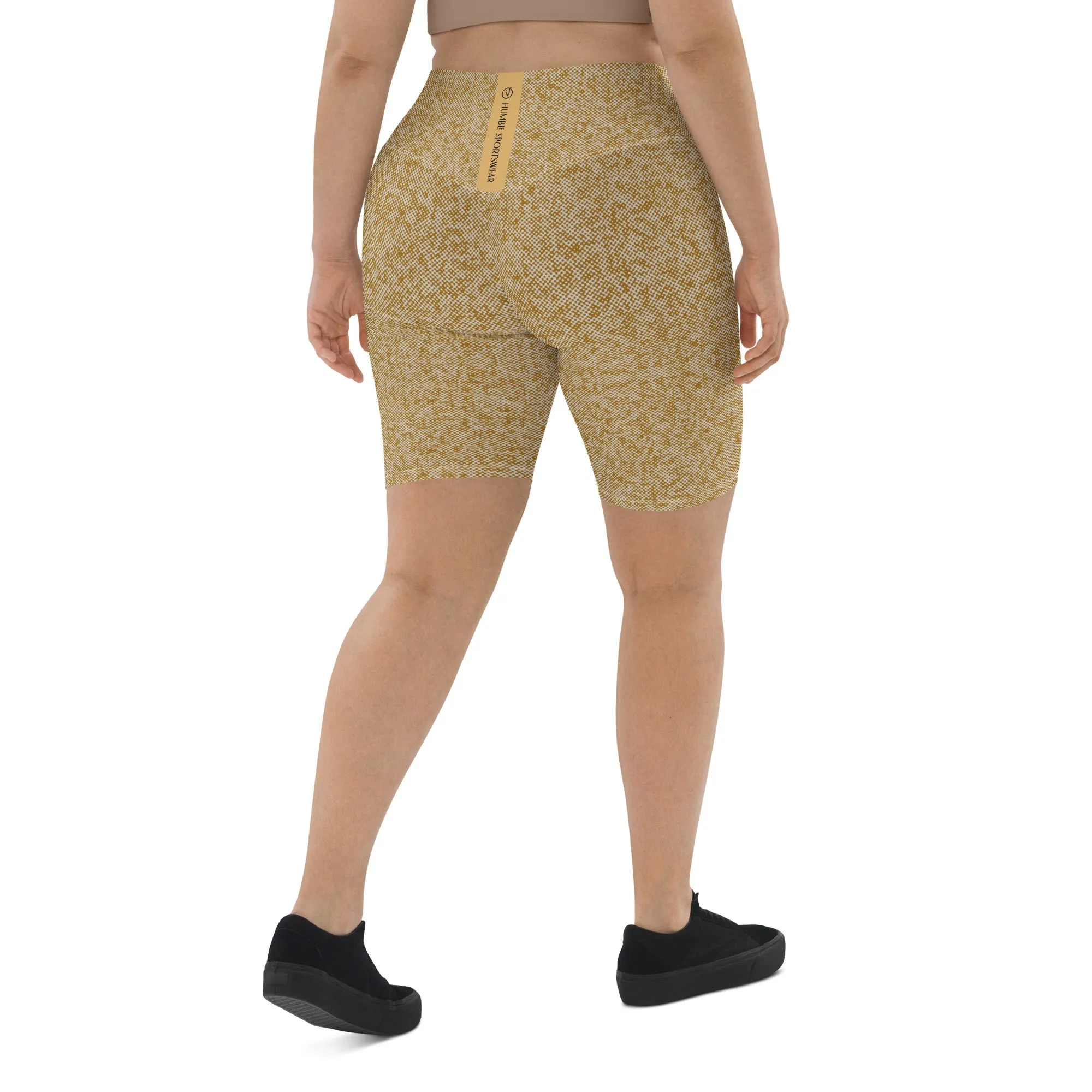 Humble Sportswear™ Pattens Beige High Waist Shorts