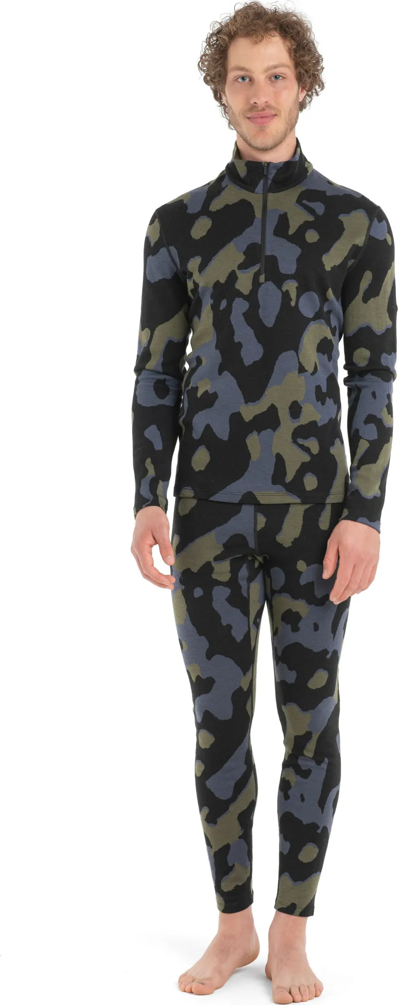 Icebreaker Men&#x27;s Mer 260 Vertex Leggings Natural Shades Black/Loden/Graphite | Buy Icebreaker Men&#x27;s Mer 260 Vertex Leggings Natural Shades Black/Loden/Graphite here | Outnorth