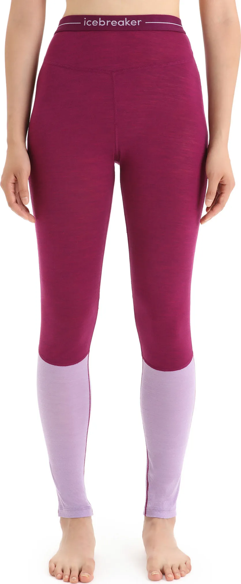 Icebreaker Women&#x27;s 125 Zoneknit™ Leggings Go Berry/Purple Gaze/Cb | Buy Icebreaker Women&#x27;s 125 Zoneknit™ Leggings Go Berry/Purple Gaze/Cb here | Outnorth