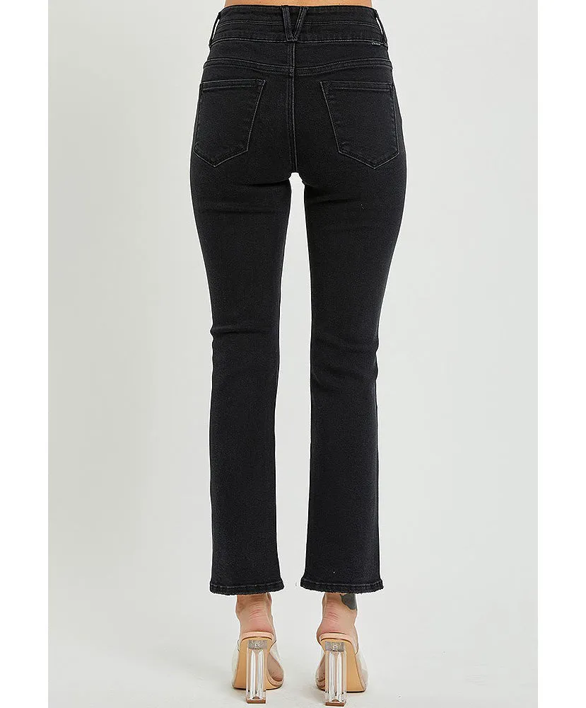 Jess High Rise Slim Straight Jeans