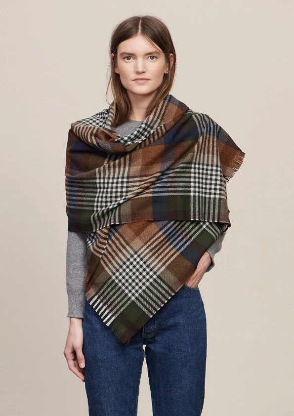 Joshua Ellis Brown Escorial Featherweight Tweed Scarf