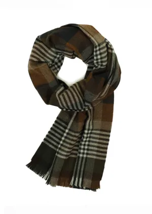 Joshua Ellis Brown Escorial Featherweight Tweed Scarf