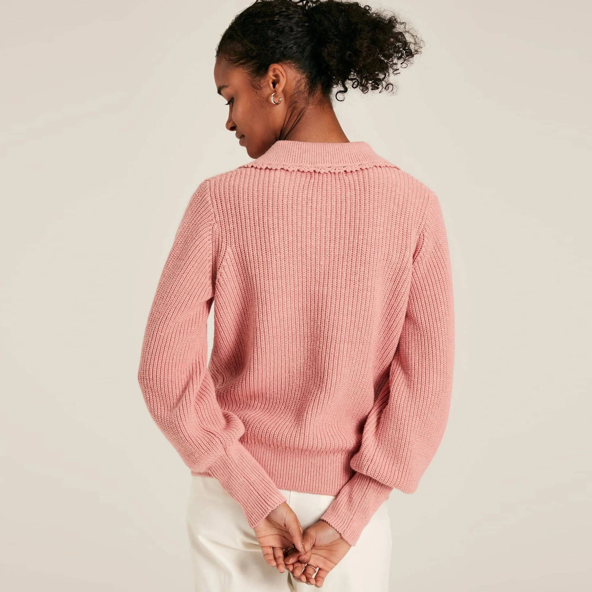 Joules Ladies Evangeline Crochet Jumper