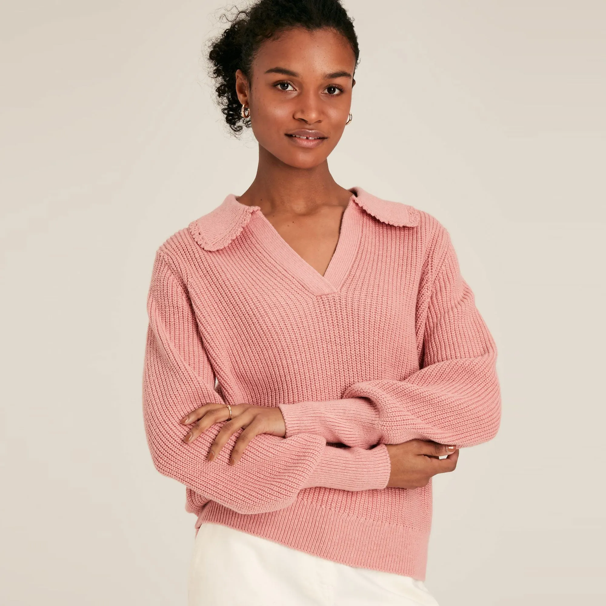 Joules Ladies Evangeline Crochet Jumper