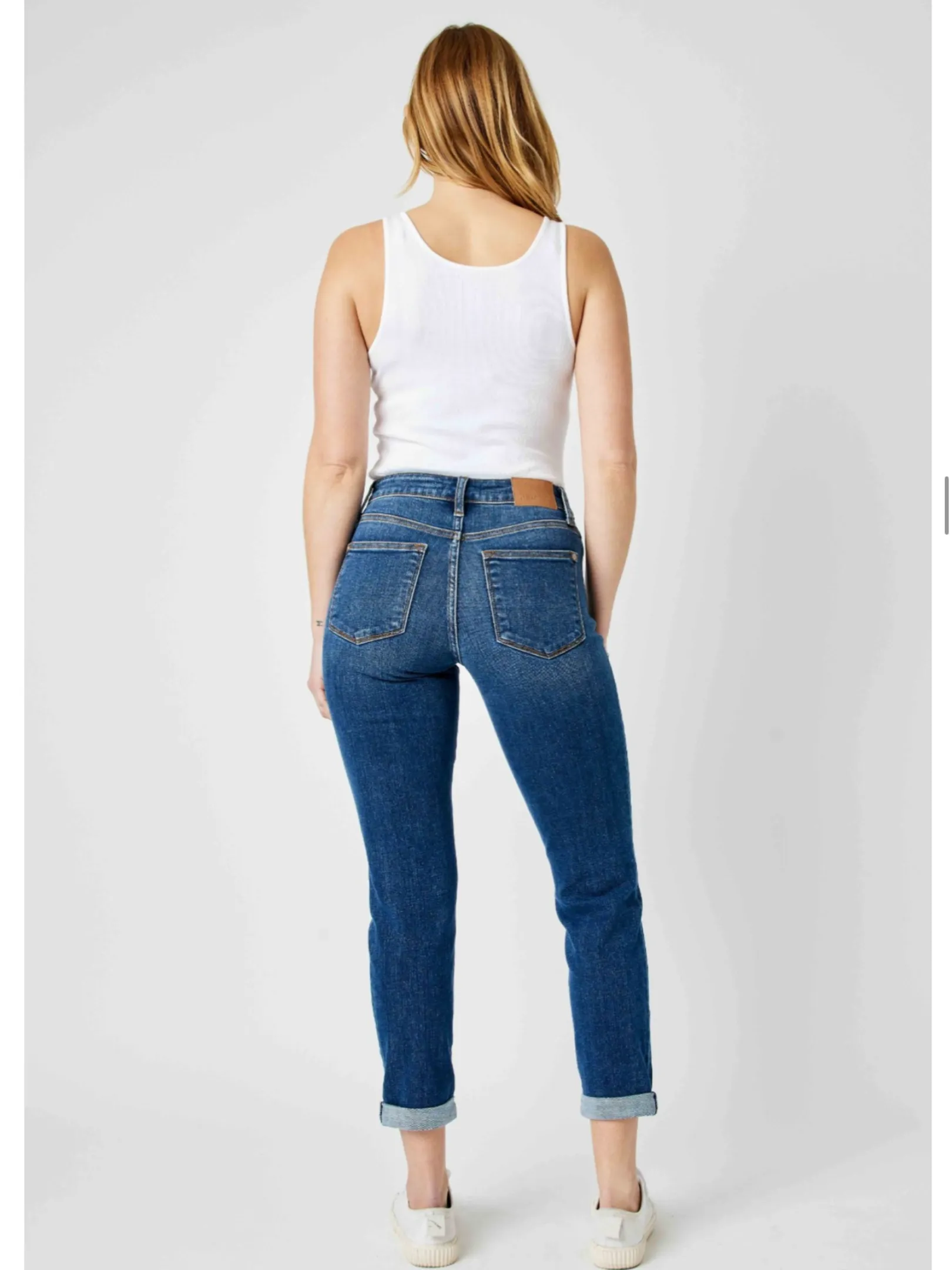 JUDY BLUE MID RISE DESTROY SLIM
