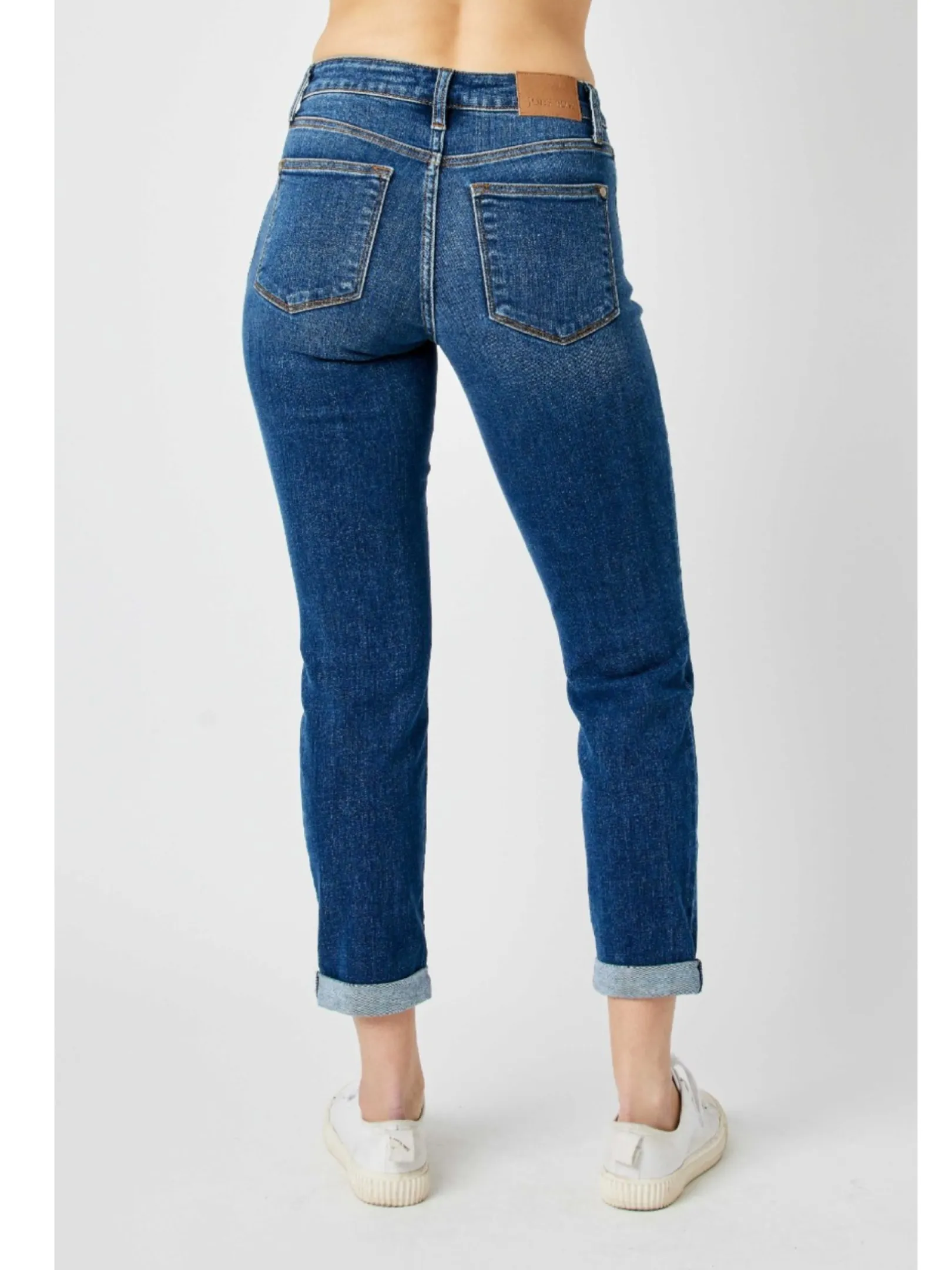 JUDY BLUE MID RISE DESTROY SLIM