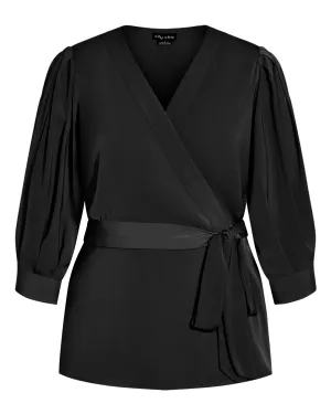Kiara Sultry Top | Black
