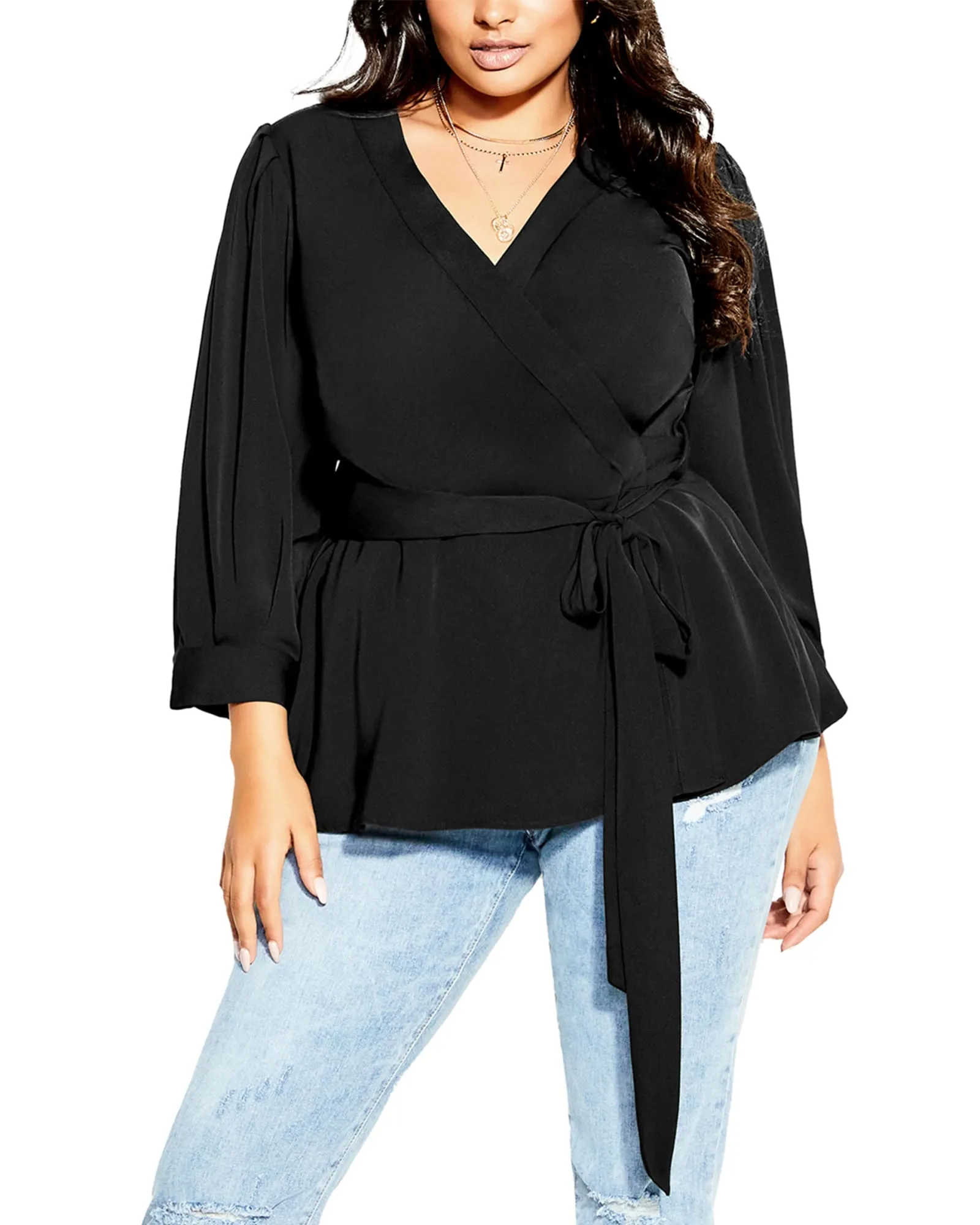 Kiara Sultry Top | Black