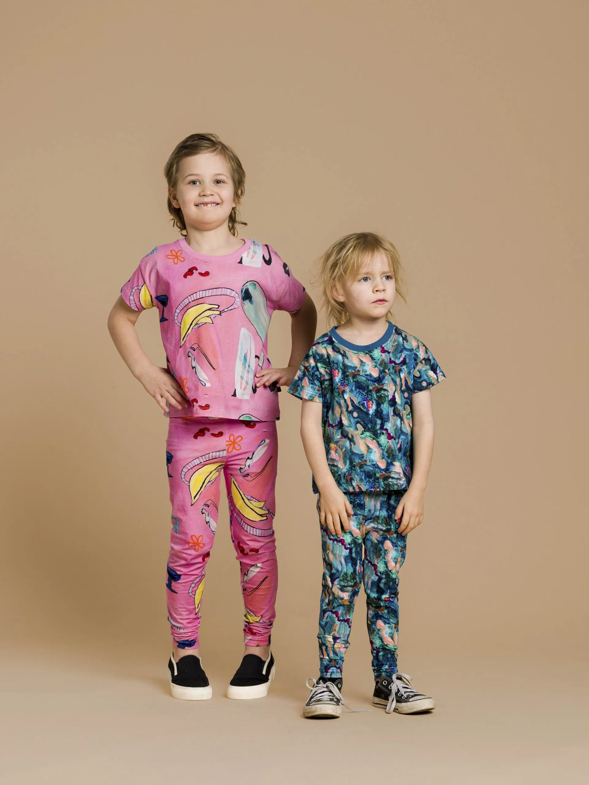 Kids' Ami Leggings Holy Bananas Pink