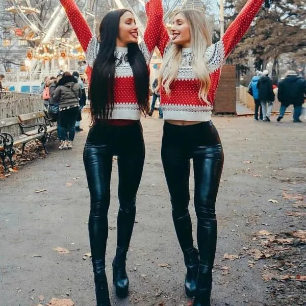 Leggings Simili Cuir Taille Haute