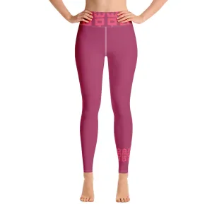 Leggings yoga viola prugna QS