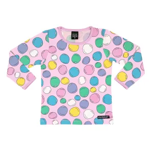 Long sleeve top- bubble, bloom pink