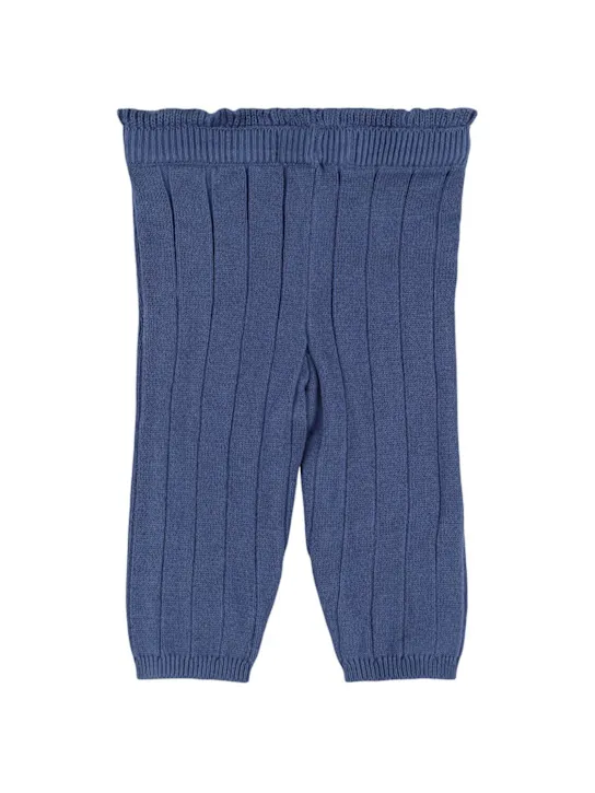 Louise Misha   Ribbed cotton leggings 